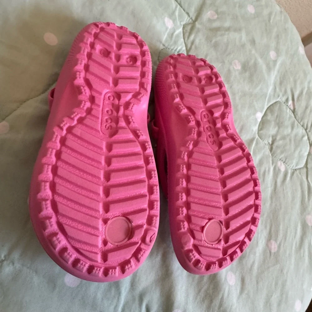CROCS Kids Pink Sandals Toddler size 9